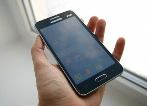 Samsung Galaxy Core 2 DUOS поведение дисплея под углом