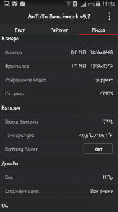 Samsung Galaxy Grand 2 Duos в тесте AnTuTu Benchmark 5.6